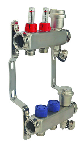Collecteur PCBT 2 départs en inox - SOMATHERM